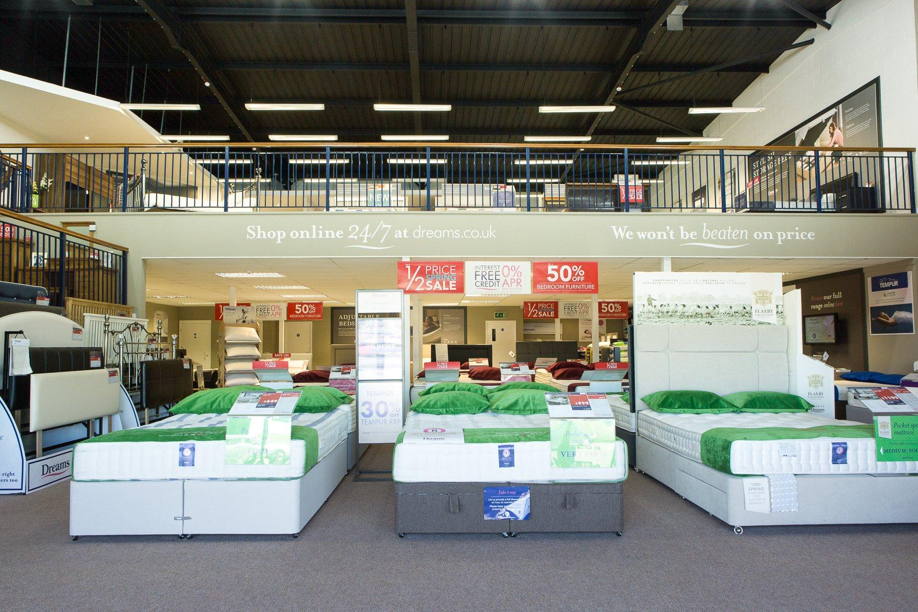 Dreams Store in Rugby Beds, Mattresses & Furniture Dreams